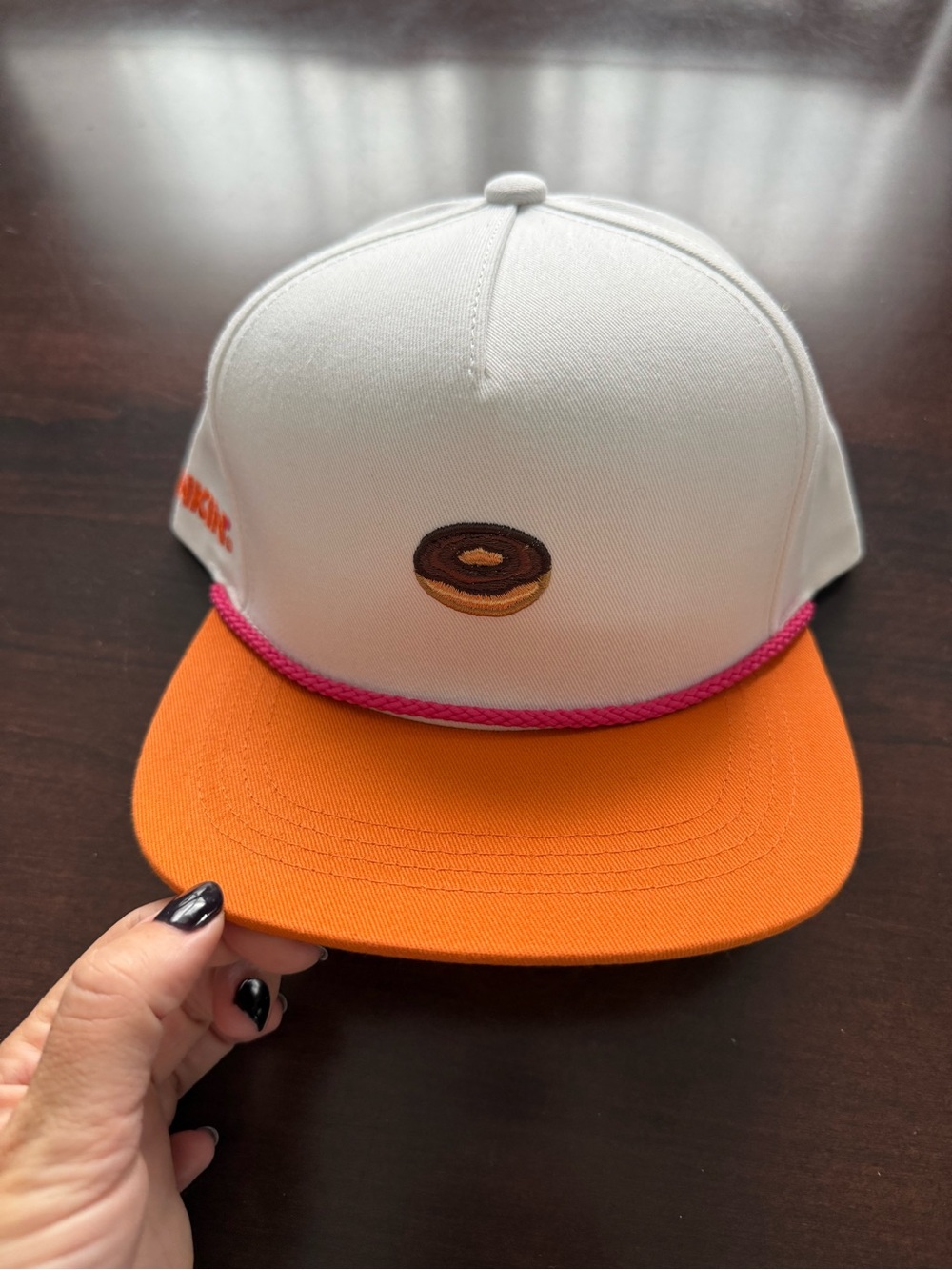 NEW Dunkin Donuts Flat Brim Hat